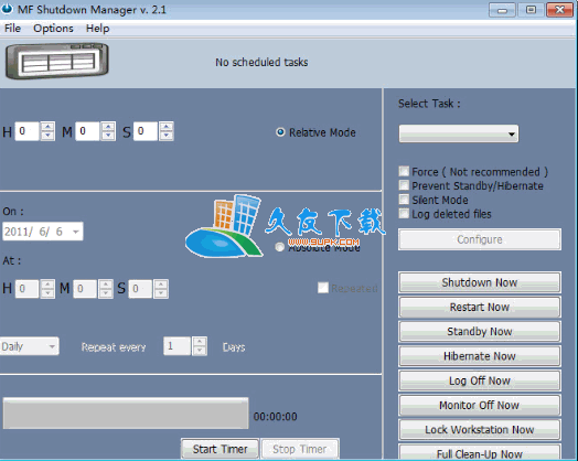 MF Shutdown Manager 下载，电源任务管理工具