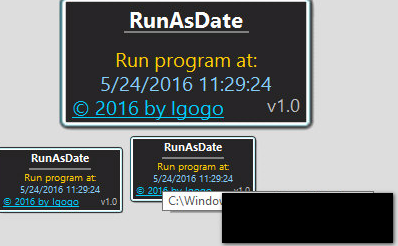 RunAsDate