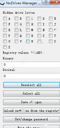 NoDrives Manager