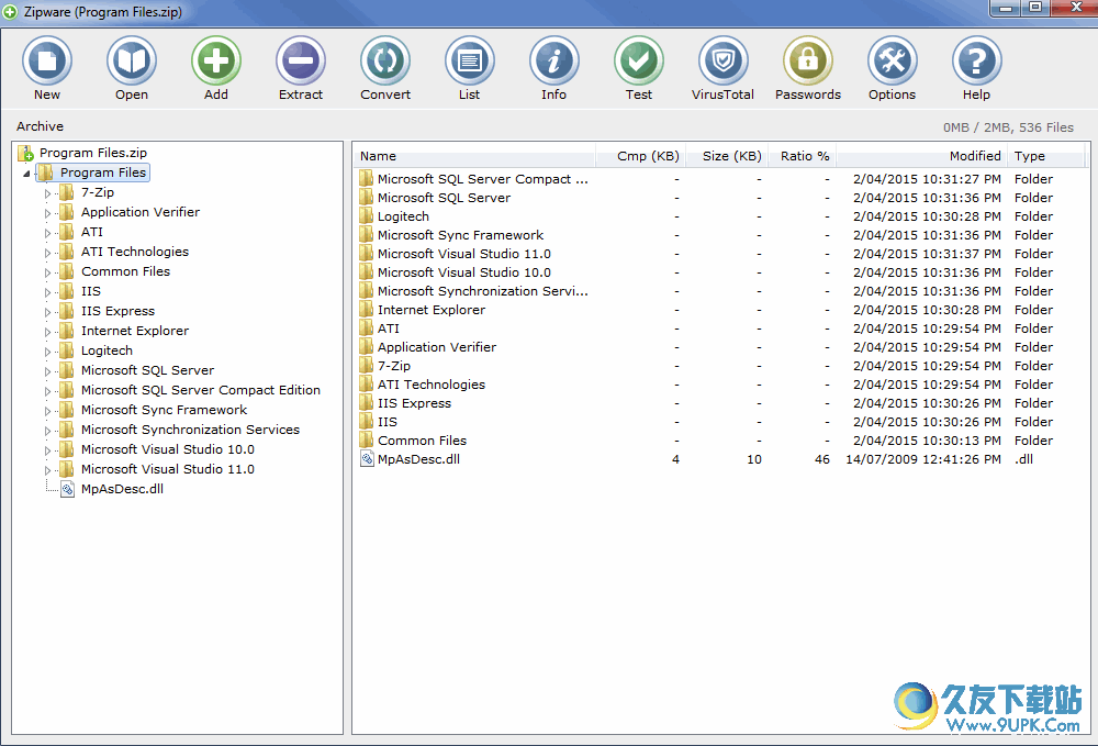 Zipware(压缩工具箱) 汉化版