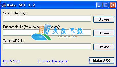 【SFX自解压文件创建工具】Make SFX下载V英文版