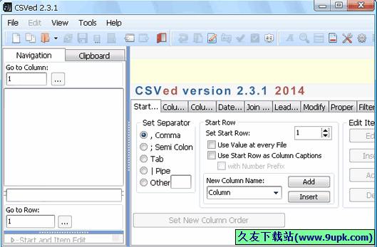 CSVed 免安装版[CSV文件编辑器]