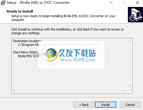 BirdieEMLtoDOCConverter