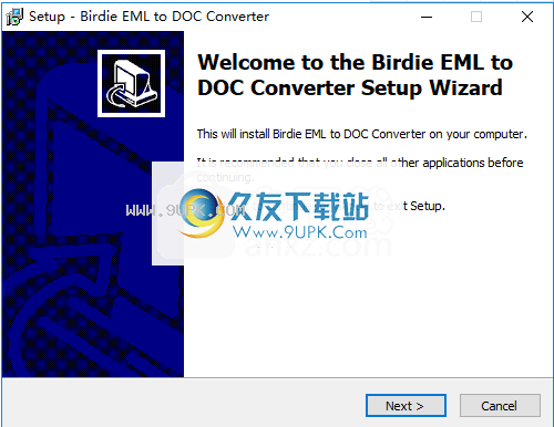 BirdieEMLtoDOCConverter