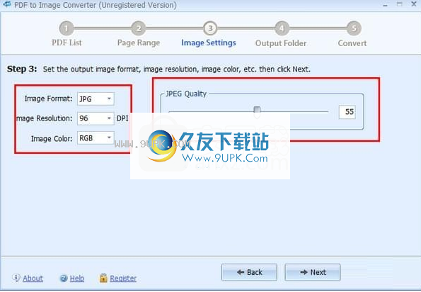 PDFArea PDF to Image Converter