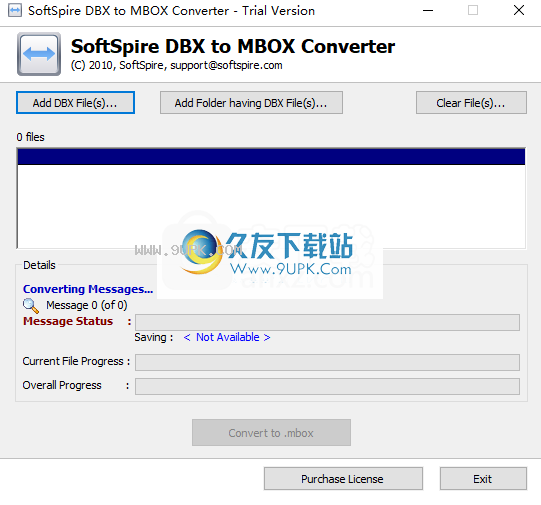 SoftSpire DBX to MBOX Converter