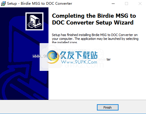 BirdieMSGtoDOCConverter