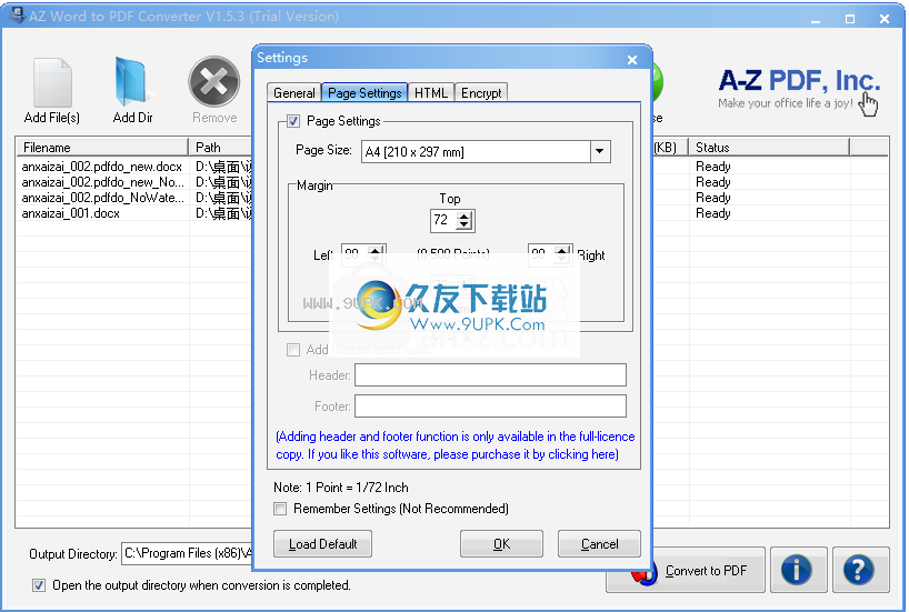 AZWordtoPDFConverter