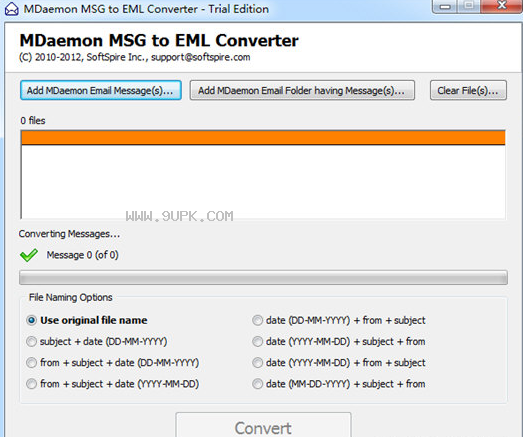 MDaemon MSG to EML Converter