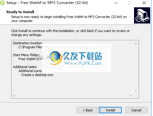 FreeWebMtoMP3Converter