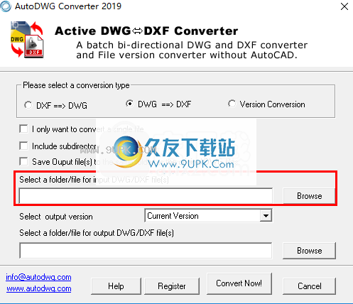 DWG DXF Converter