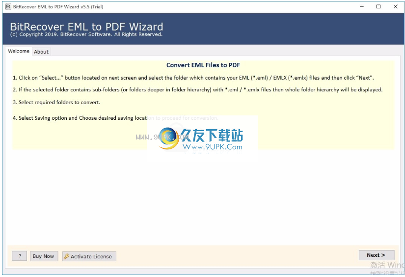 EML to PDF Wizard