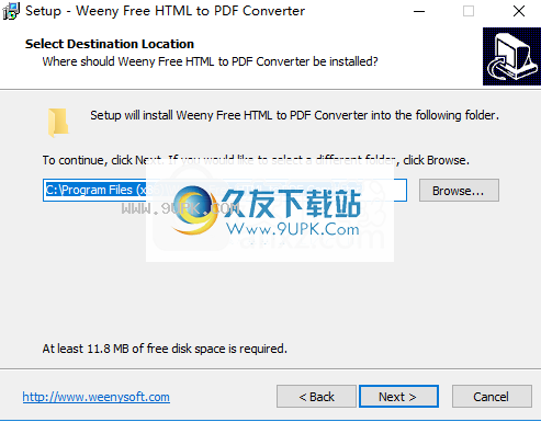 WeenyFreeHTMLtoPDFConverter