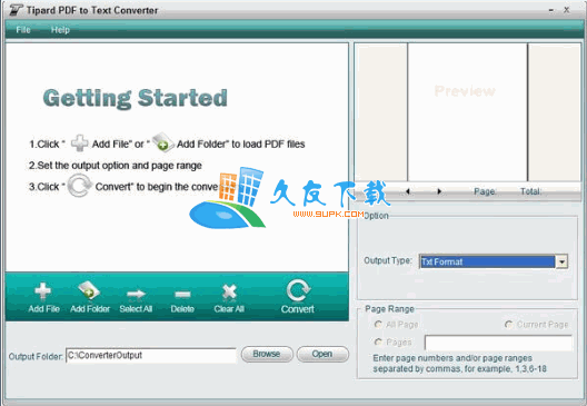 Tipard PDF to Text Converter 英文版下载,PDF转换为TXT