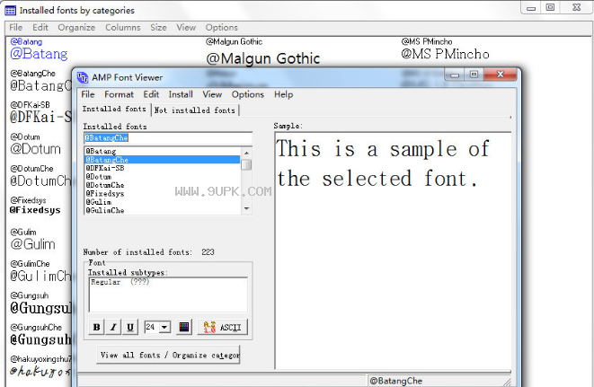 Moo FontViewer