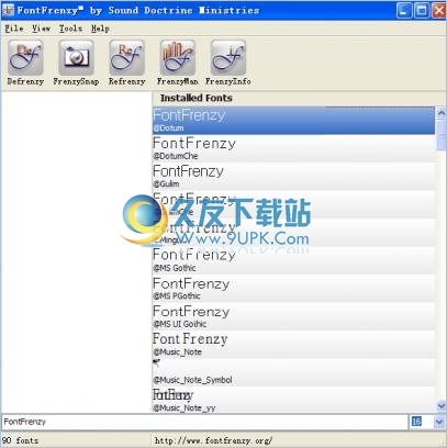 FontFrenzy 英文版