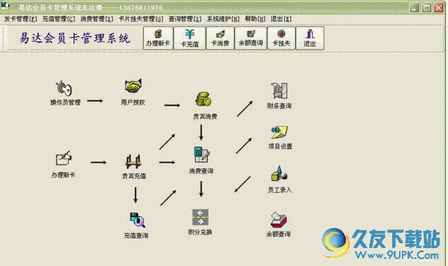 易达会员卡管理系统 最新