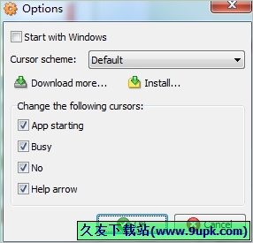 Funny Cursor 免安装版[搞怪的鼠标指针软件]