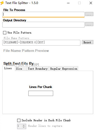 Text File Splitter