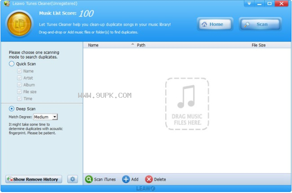 Leawo iTunes Cleaner