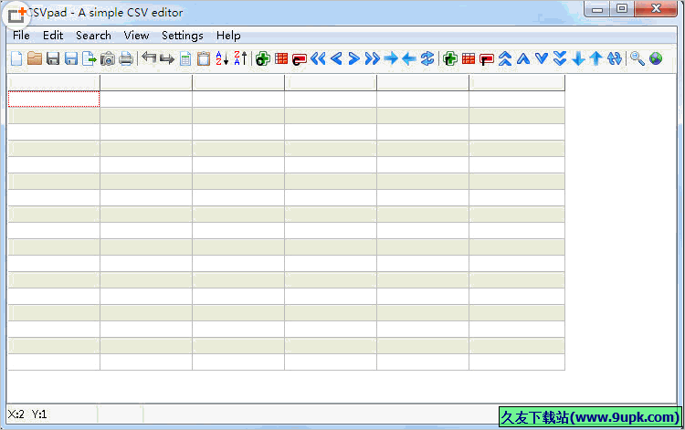 CSVPad 免安装版[CSV编辑器]