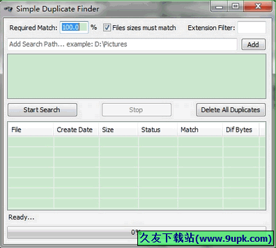 Simple Duplicate Finder 免安装版[重复文件查找器]