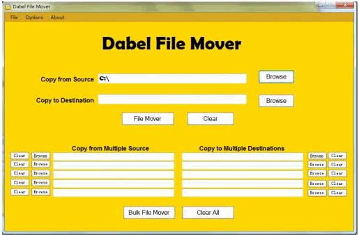 Dabel File Mover Beta 英文版[文件夹整理器]