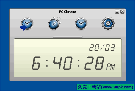 PC Chrono 汉化免安装版[多功能桌面时钟软件]