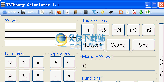 VBTheory Calculator下载英文免安装版[中学数学计算器]