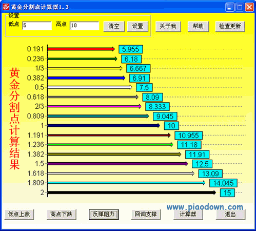 黄金分割点计算器 中文免安装版