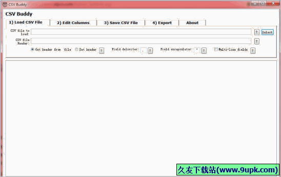 CSV Buddy 免安装版[CSV文件修改器]