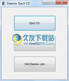 Daanav Eject CD 英文版[光驱弹出/关闭工具]