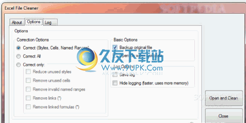 Excel File Cleaner下载v英文版[excel文件清理工具]