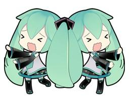 初音未来表情包 无水印版