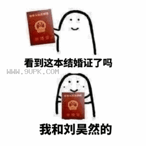 结婚证qq表情包