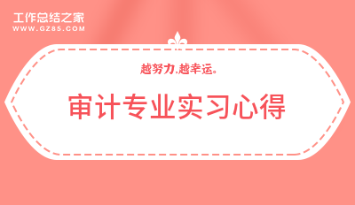 审计专业实习心得通用4篇