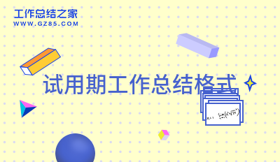 试用期工作总结格式1000字(模板8篇)