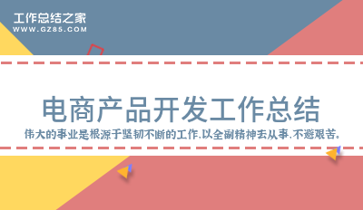 电商产品开发工作总结合集九篇