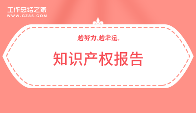 知识产权报告(集合11篇)